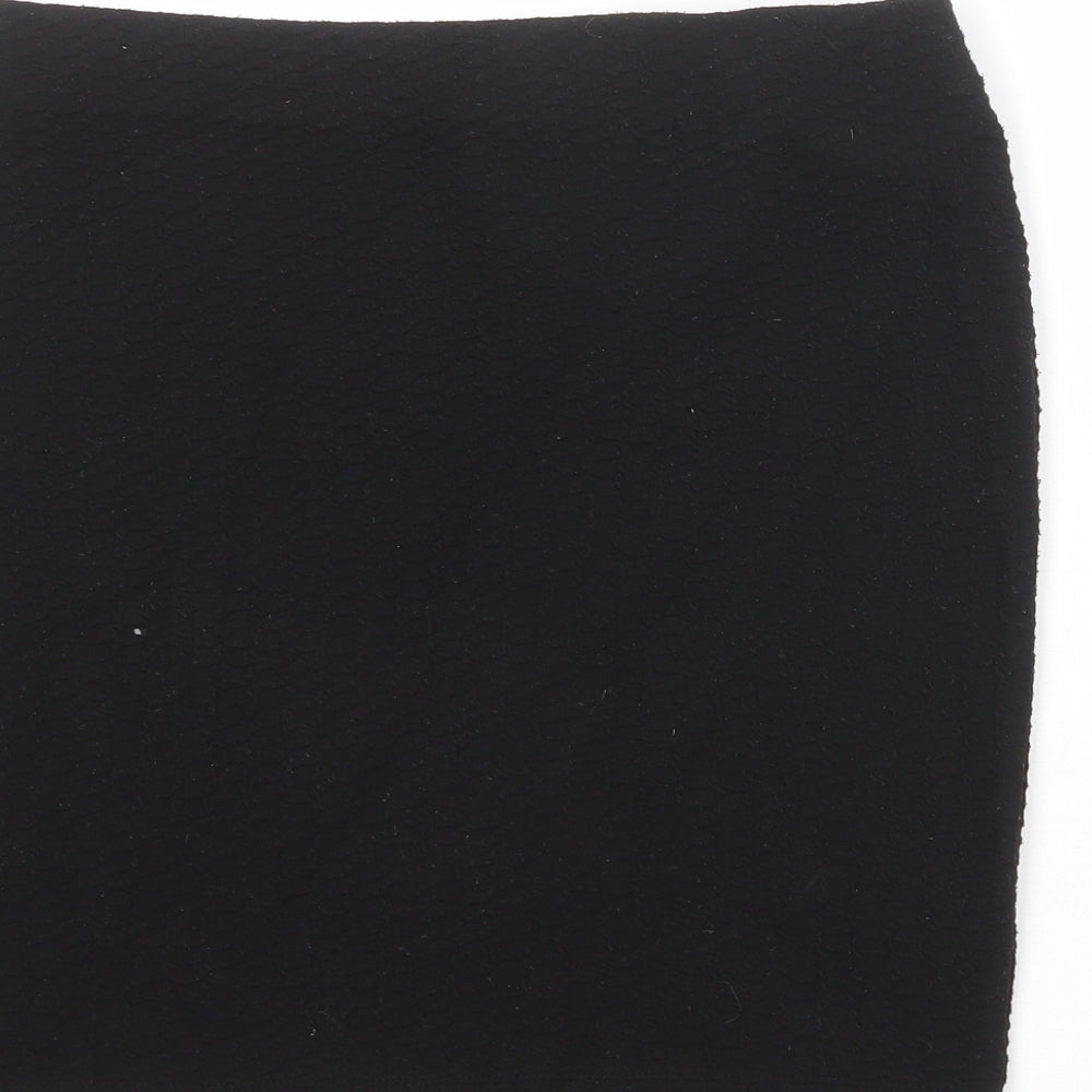 Marks and Spencer Womens Black Polyester Bandage Skirt Size 10