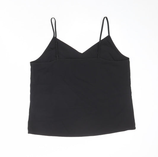 Womens UK Size 10 Marks and Spencer Black Basic Tank