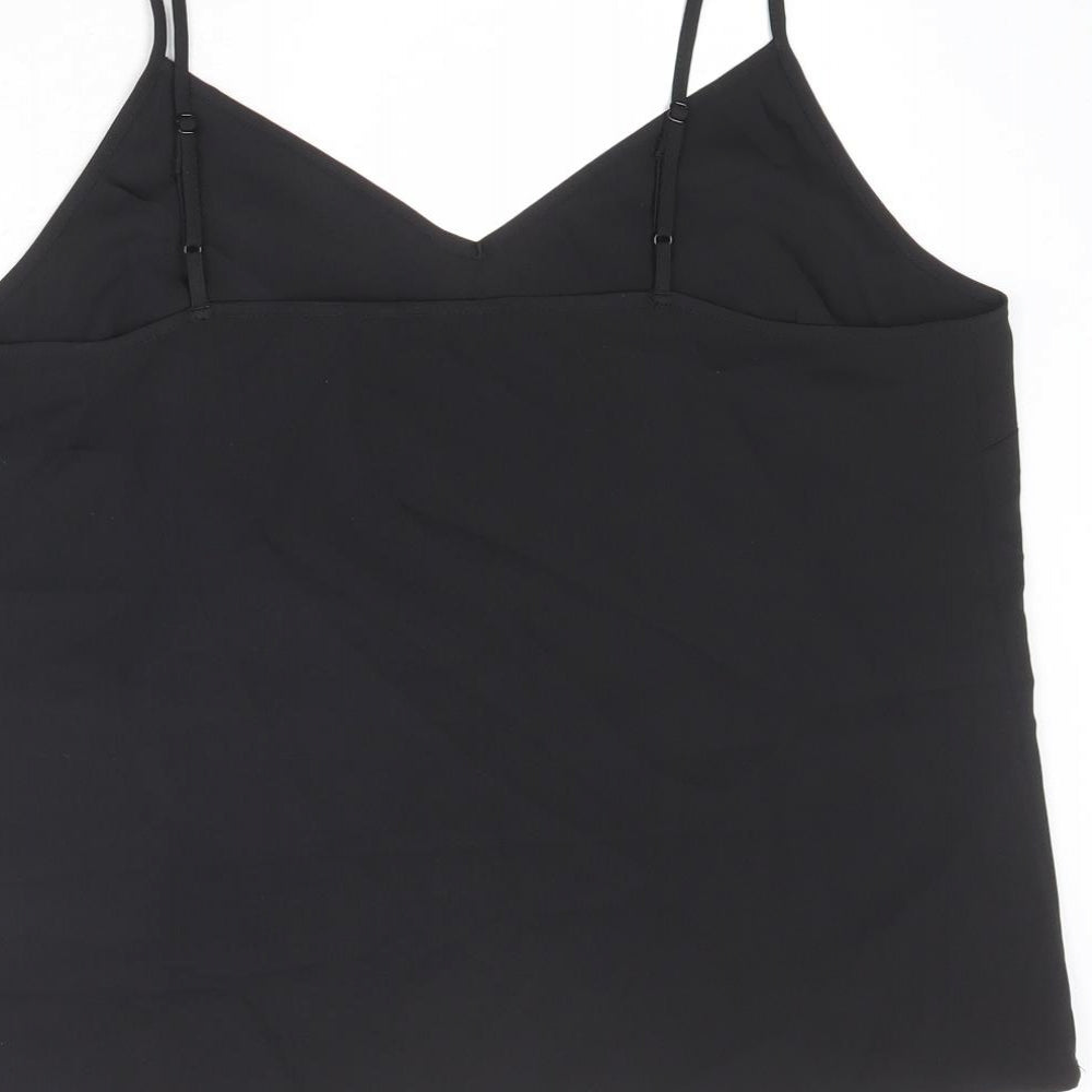 Womens UK Size 10 Marks and Spencer Black Basic Tank