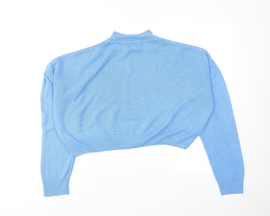 Womens UK Size M New Look Blue Pullover Jumper