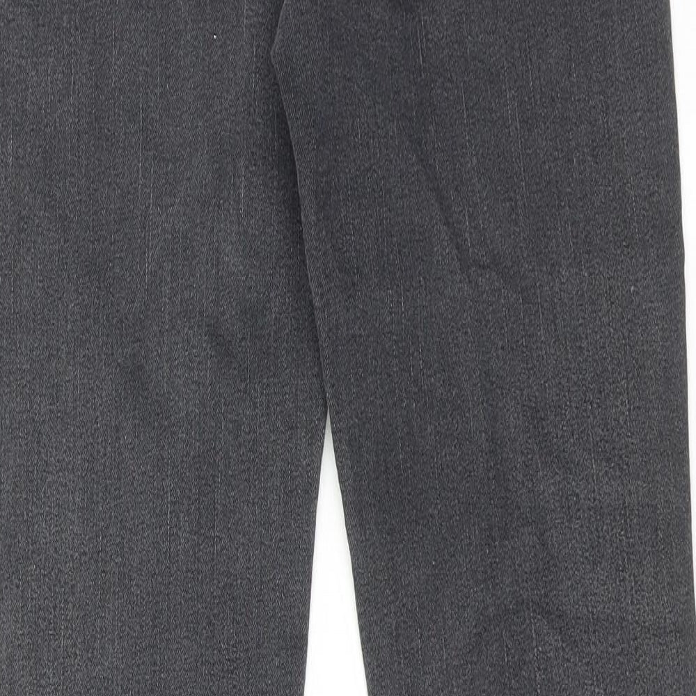 H&M Mens Grey Cotton Skinny Jeans Size 28 in Regular Zip