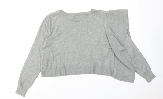 Womens UK Size M Zara Grey Pullover Jumper