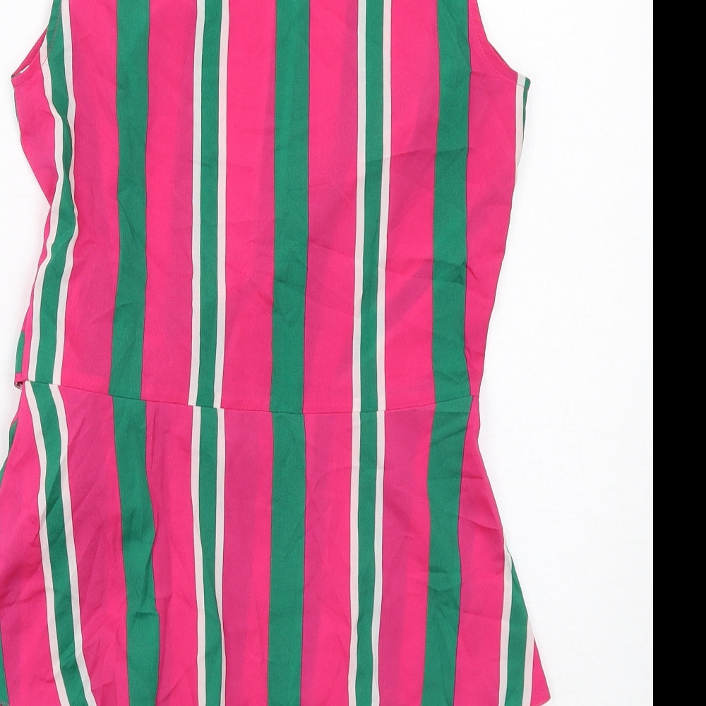 Womens UK Size 8 Closet Multicoloured Basic Tank