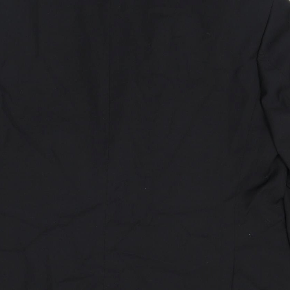 Mens UK Size 44 Greenwoods Regular Black Suit Jacket