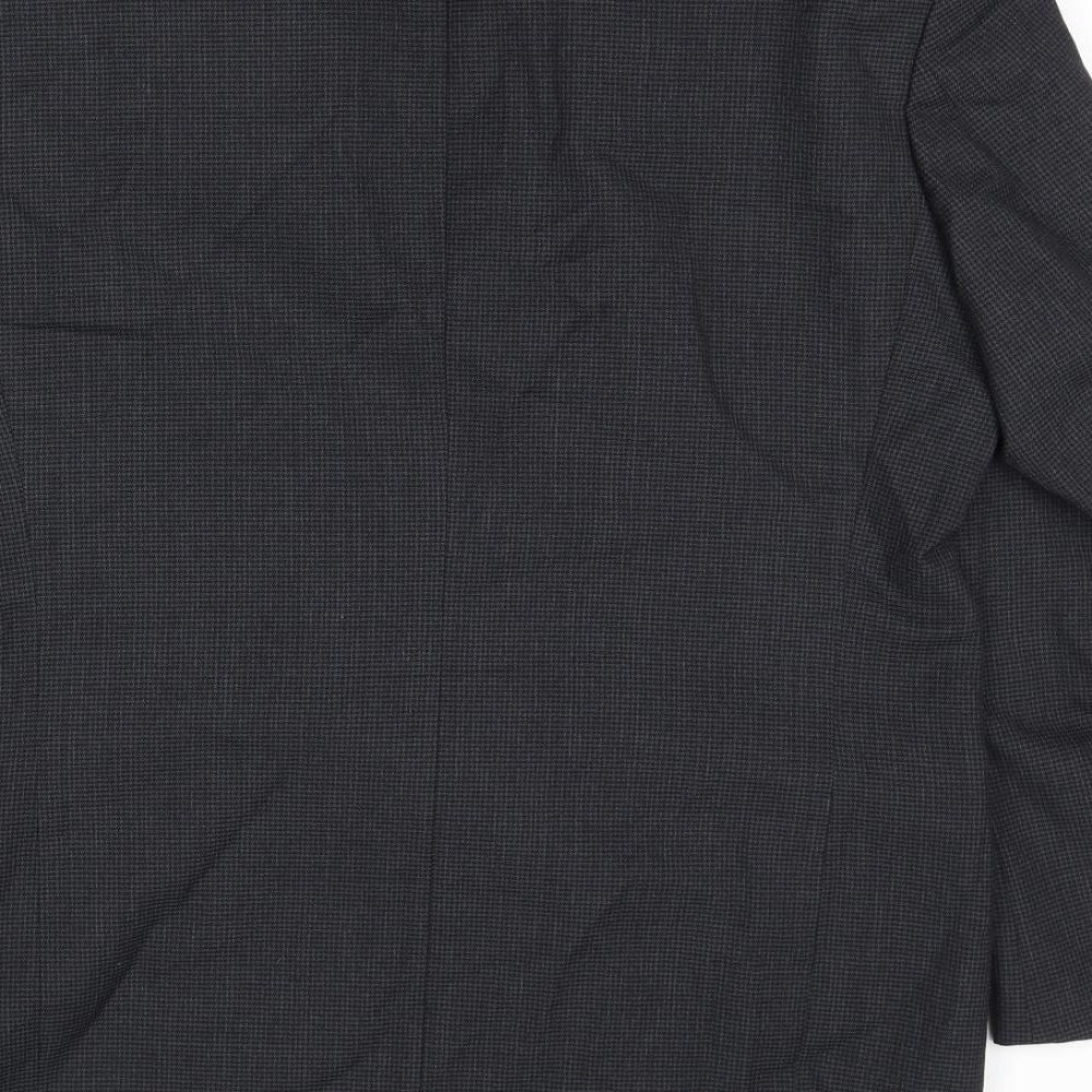 Mens UK Size 40 St Michael Regular Black Suit Jacket