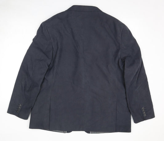 Mens UK Size 46 Marks and Spencer Regular Blue Suit Jacket