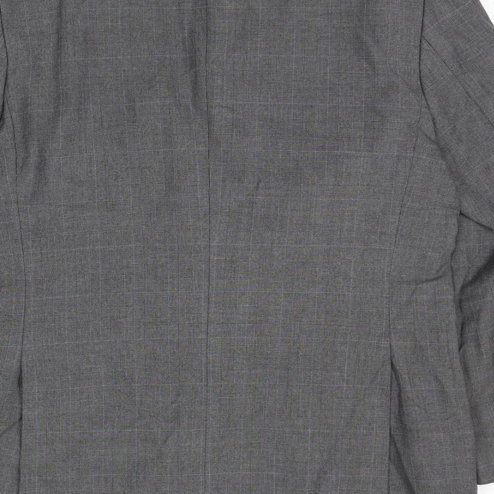 Mens UK Size 44 Scott & Taylor Regular Grey Suit Jacket