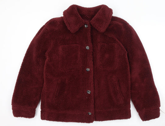 Womens UK Size S Topshop Red Jacket