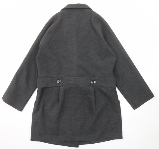 Womens UK Size 16 NEXT Grey Overcoat