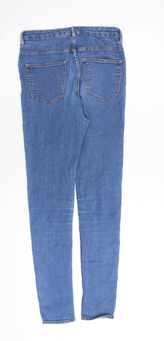 Womens UK Size 10 H&M Slim Fit Skinny Blue Jeans