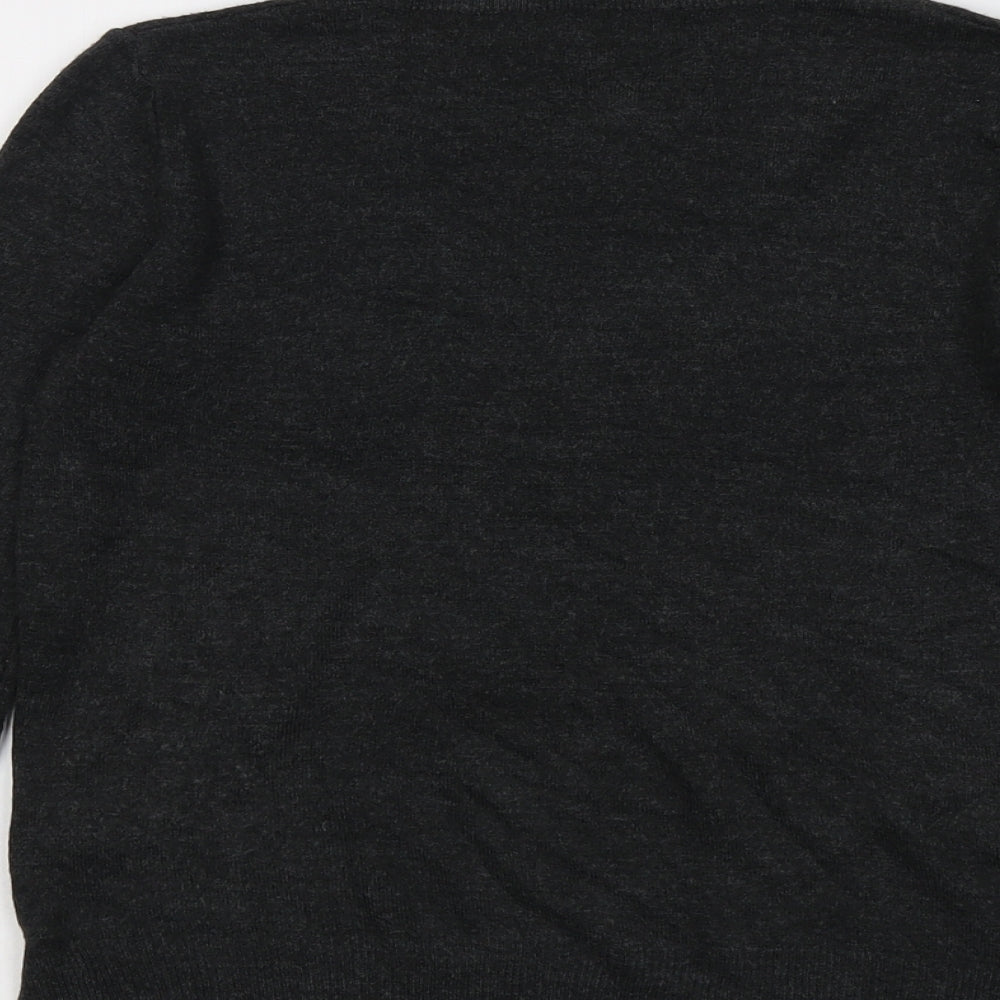 Womens UK Size 10 Marks and Spencer Grey Pullover Jumper