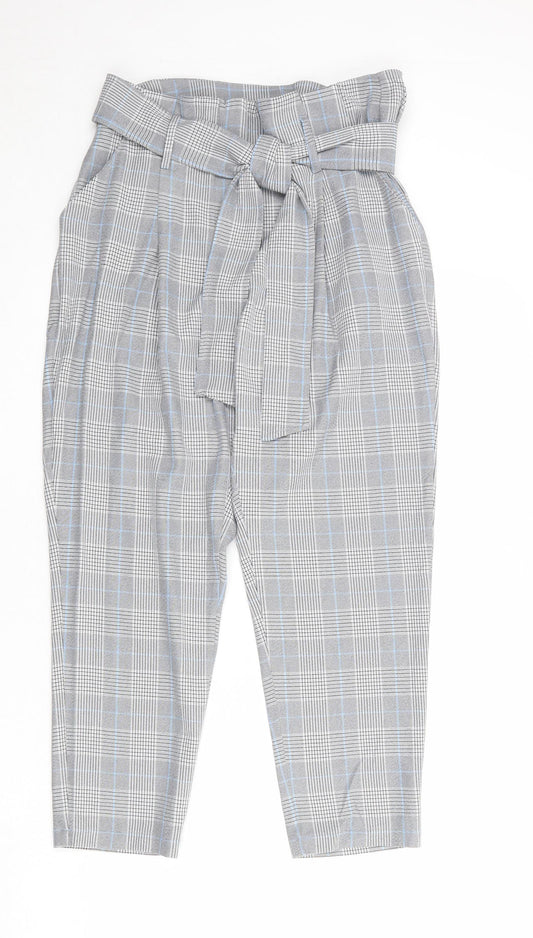 Womens UK Size 14 Select Regular Fit Capri Multicoloured Trousers