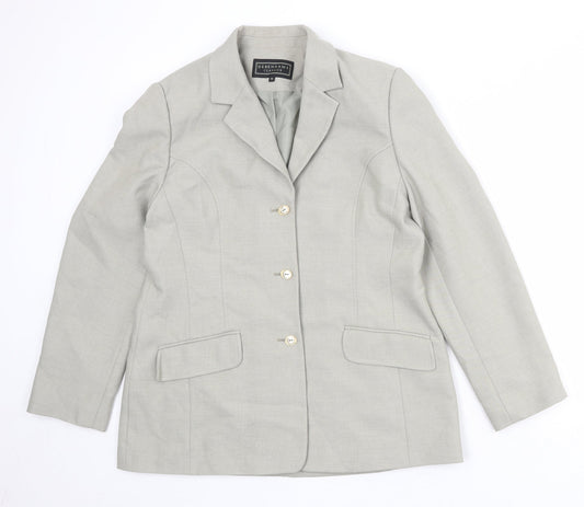 Womens UK Size 14 Debenhams Regular Grey Blazer