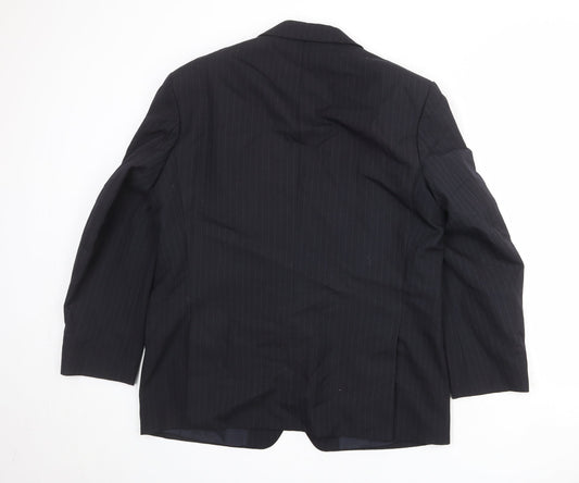 Mens UK Size 44 St Michael Regular Black Suit Jacket