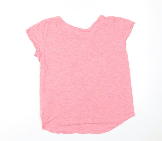 Womens UK Size M Gap Pink Basic T-Shirt