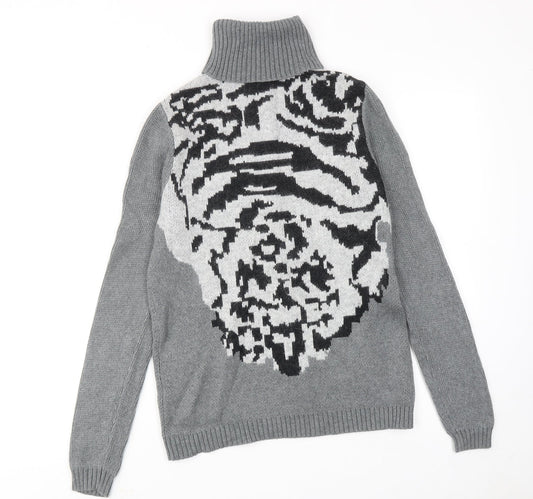 Womens UK Size 12 Gharani Strok Grey Pullover Jumper
