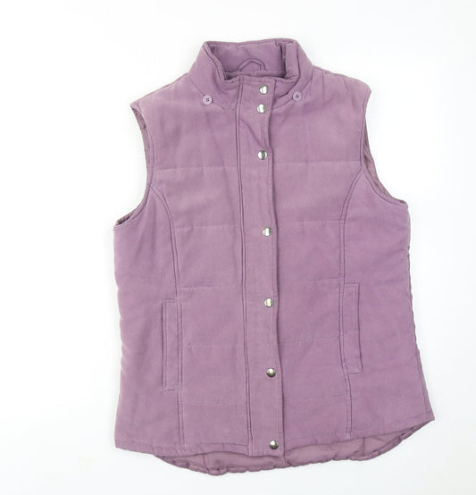 Womens UK Size S EWM Purple Gilet