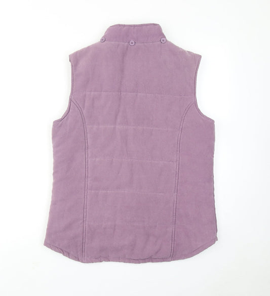 Womens UK Size S EWM Purple Gilet