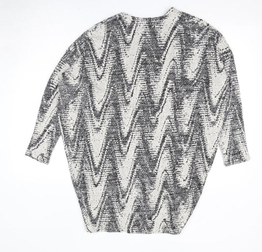 Womens UK Size XS Oasis Black Cardigan Jumper