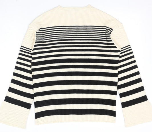 Womens UK Size M Marks and Spencer Black Pullover Jumper
