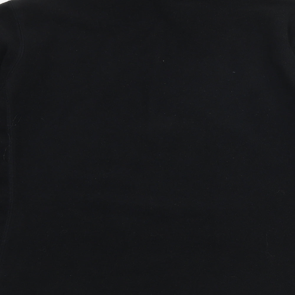 Gap Womens Black Polyester Pullover Sweatshirt Size S Zip