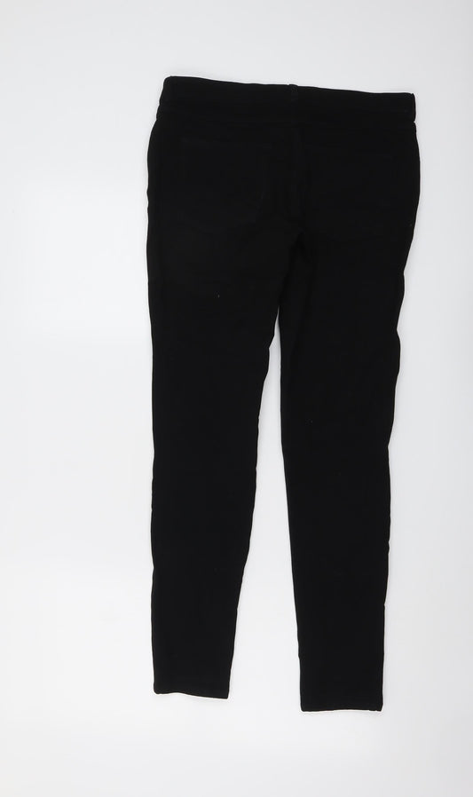 Womens UK Size 10 H&M Regular Fit Skinny Black Jeans