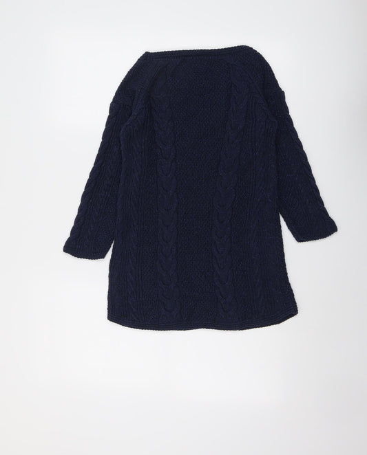 Womens UK Size 8 NEXT Blue Pullover Jumper