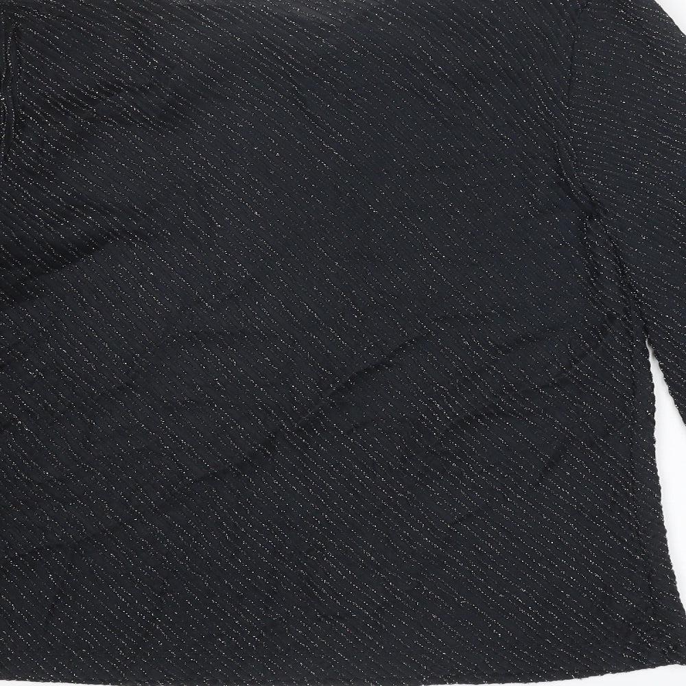 Womens UK Size 16 St Michael Black Basic Blouse