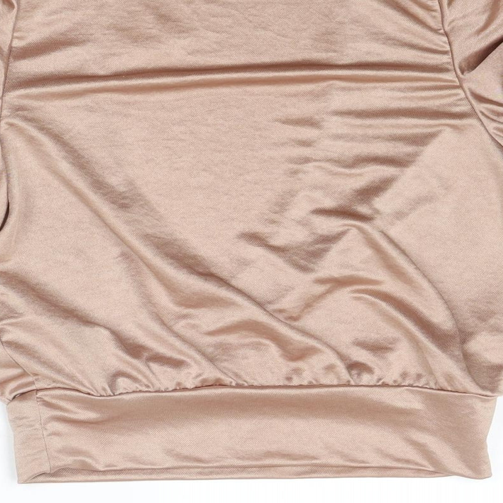 Womens UK Size 6 New Look Beige Basic Tank