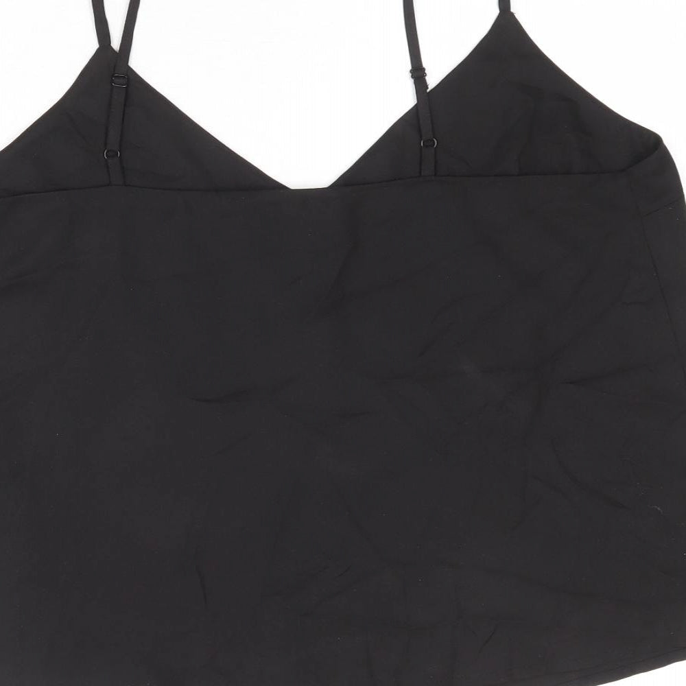 Womens UK Size 16 ASOS Black Camisole Tank