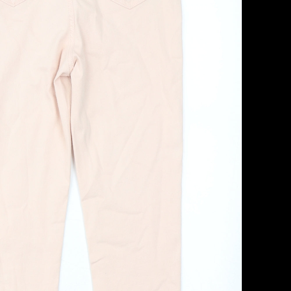 Womens UK Size 30 in Marks and Spencer Regular Fit Tapered Pink Jeans