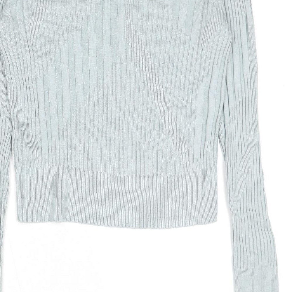 Womens UK Size 8 Topshop Blue Pullover Jumper