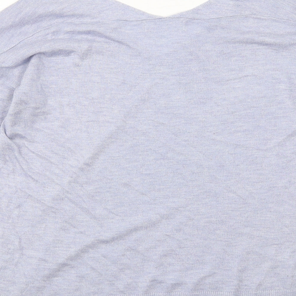 Womens UK Size S Mango Blue Pullover Jumper