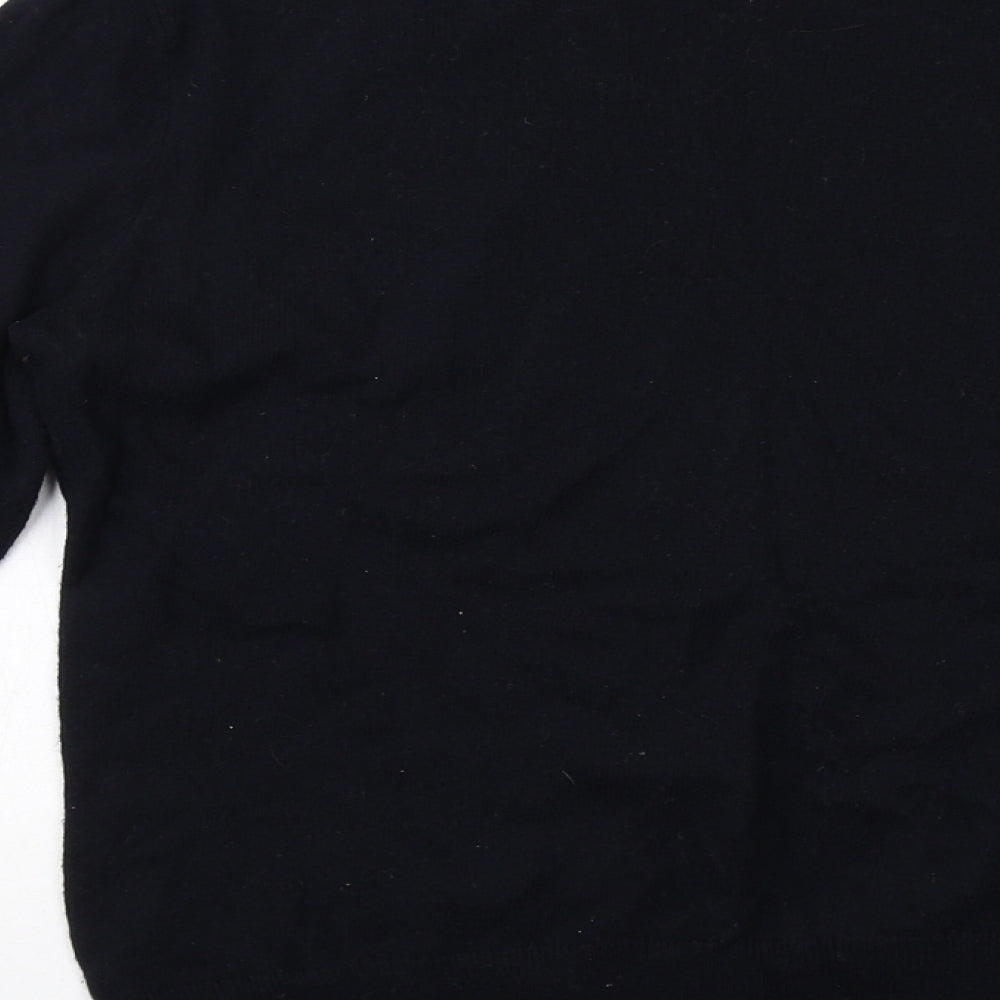 Womens UK Size 10 Mint Velvet Black Pullover Jumper