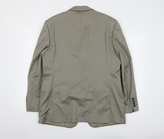Mens UK Size 40 Marks and Spencer Regular Green Suit Jacket