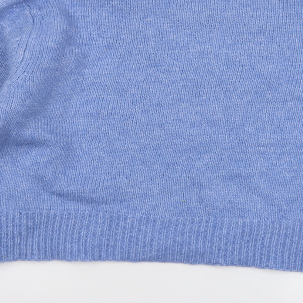 Womens UK Size L Marks and Spencer Blue Pullover Jumper