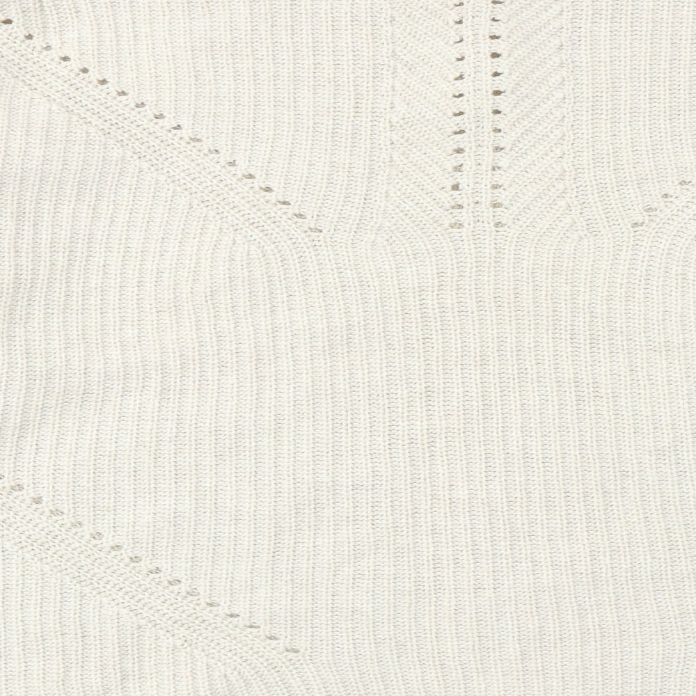 Womens UK Size 14 And/Or Beige Pullover Jumper