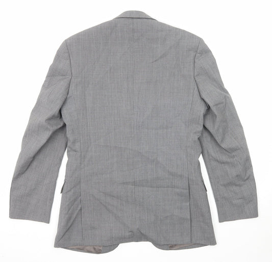 Mens UK Size 36 Burton Regular Grey Suit Jacket