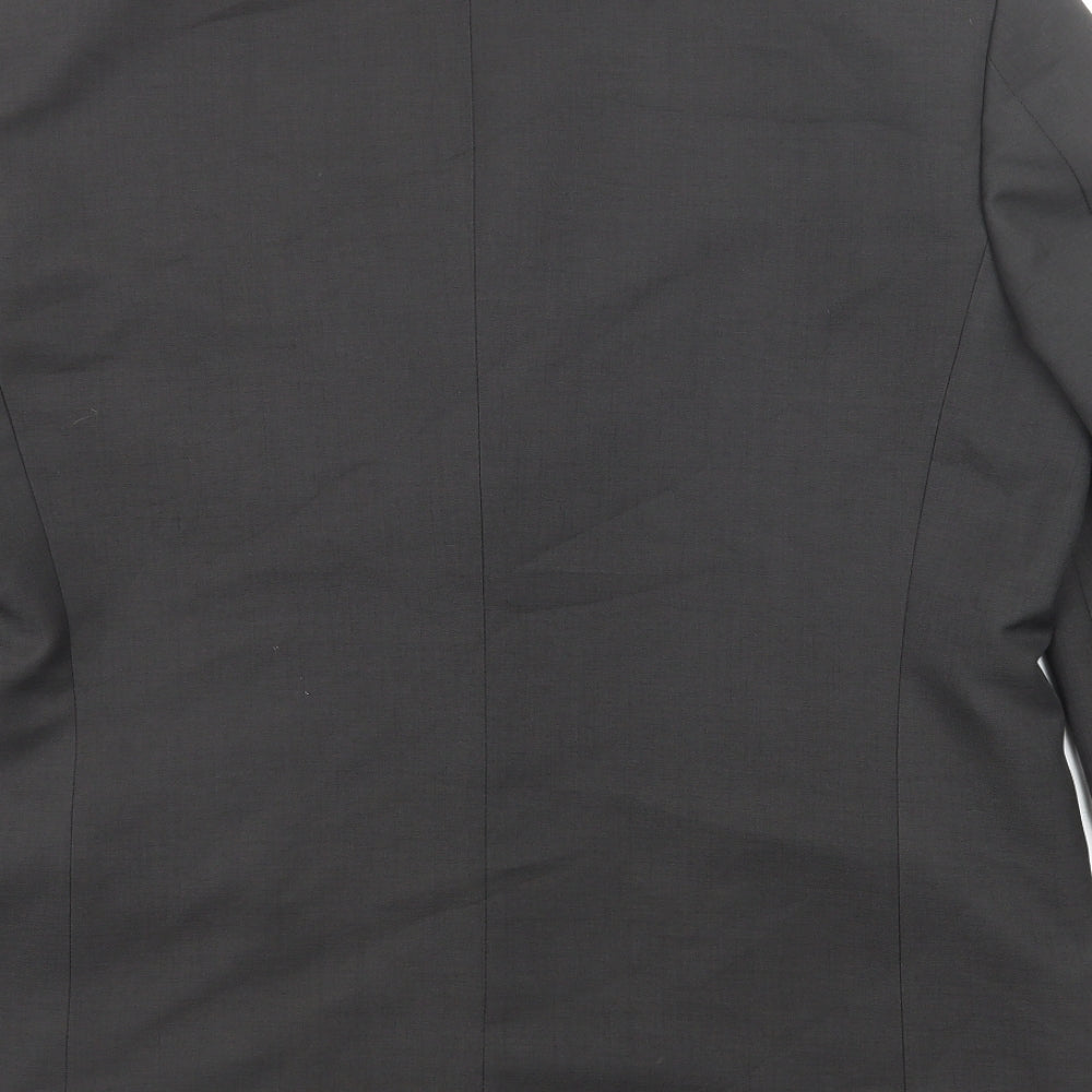 Mens UK Size 42 Savatini Regular Black Suit Jacket