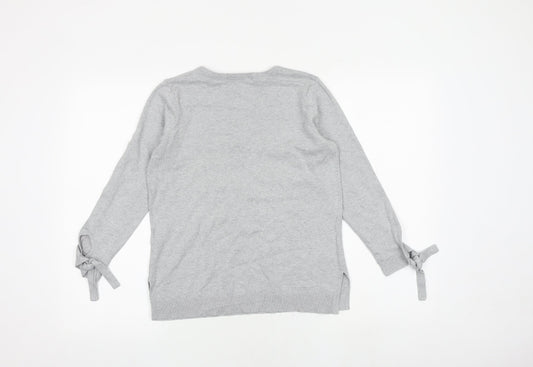 Womens UK Size 10 Very Grey Pullover Jumper