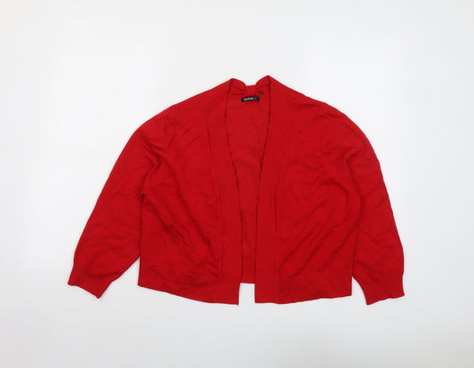 Womens UK Size 14 Roman Red Cardigan Jumper