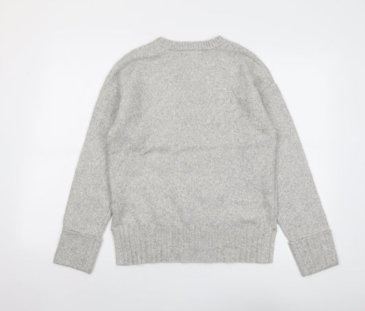 Womens UK Size S Marks and Spencer Grey Pullover Jumper