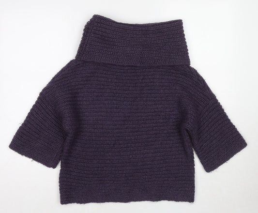 Womens UK Size 10 Marks and Spencer Purple Pullover Jumper