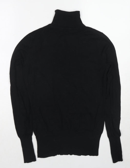 Womens UK Size XS Oasis Black Pullover Jumper