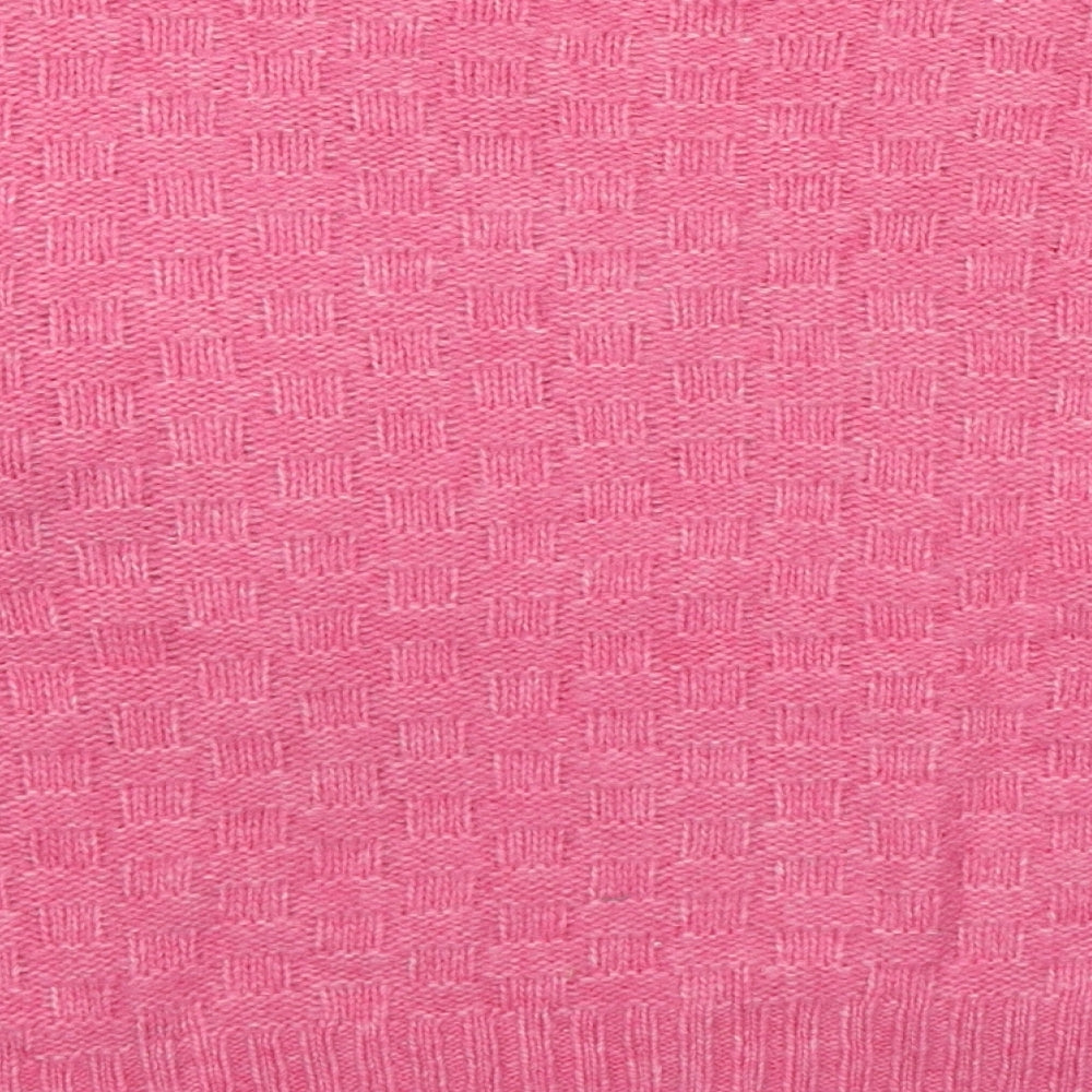 Womens UK Size L Marks and Spencer Pink Pullover Jumper