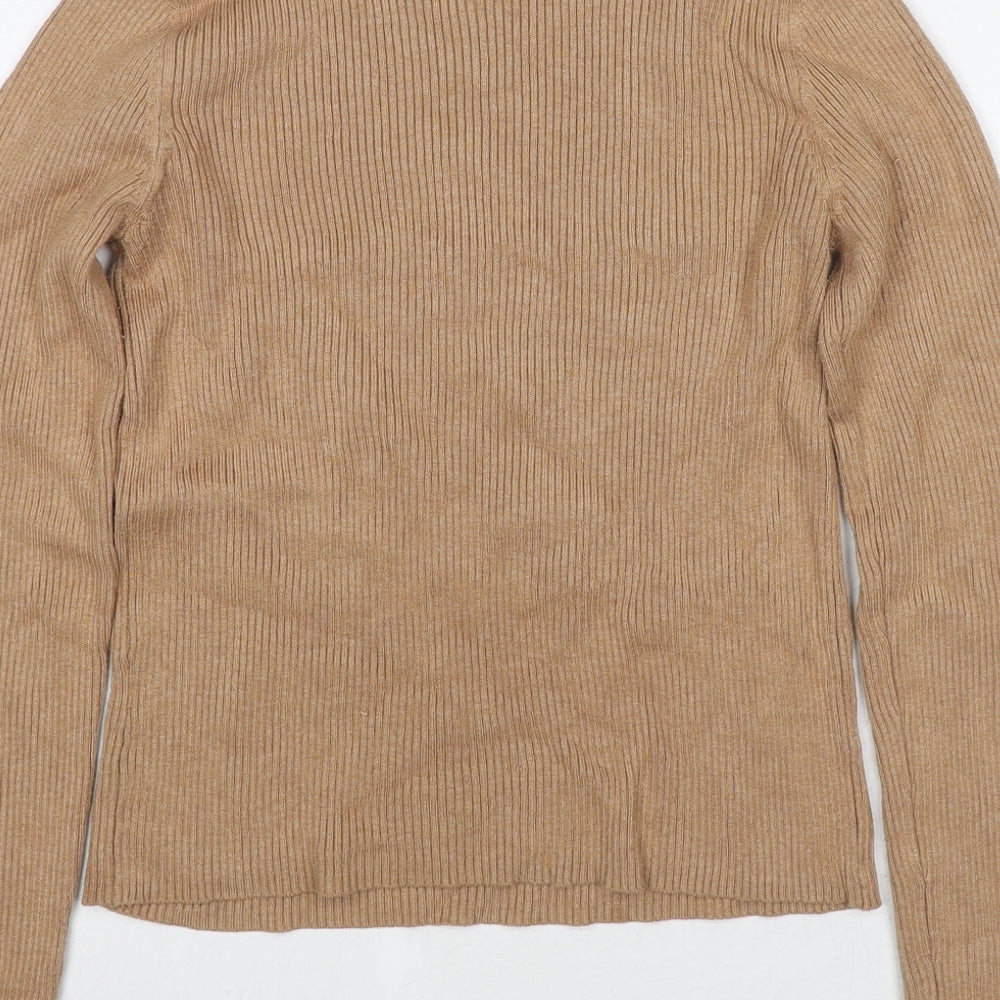 Womens UK Size S RESERVED Beige Pullover Jumper