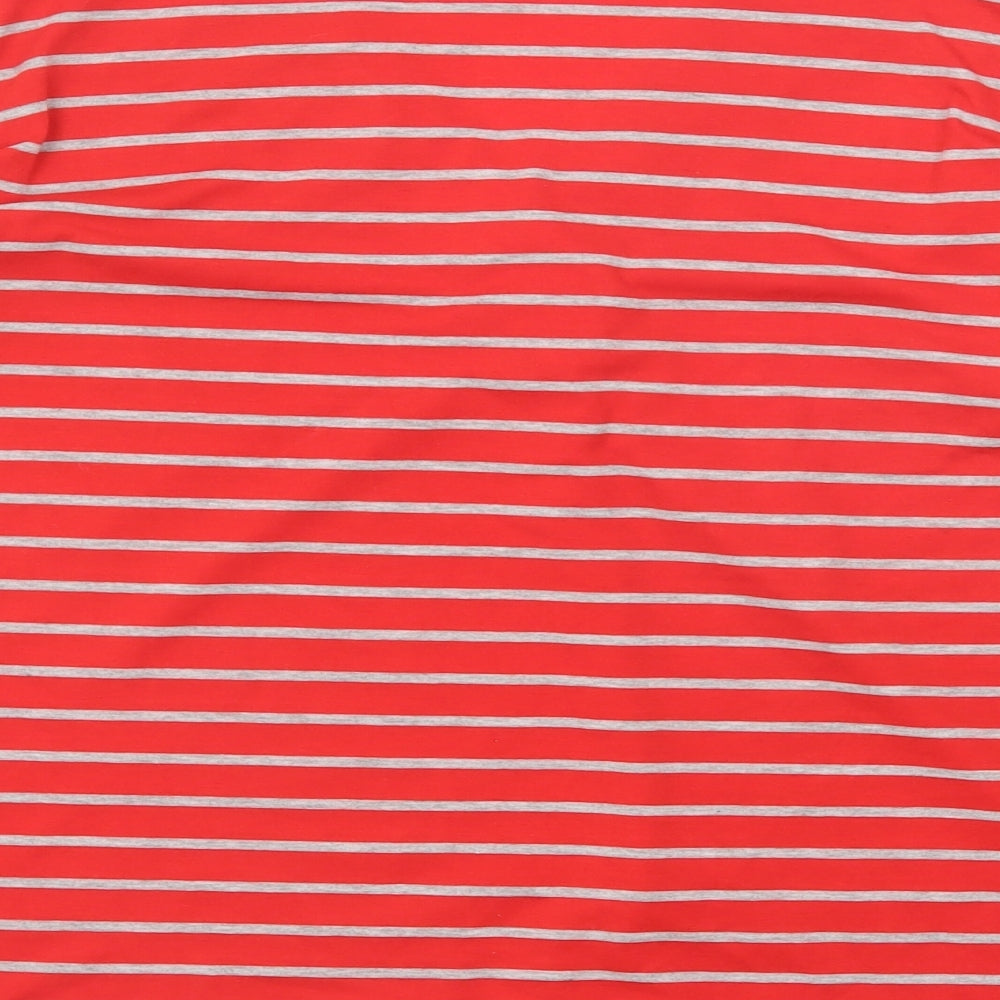 Womens UK Size L Cerulean Red Basic T-Shirt