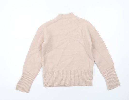 Womens UK Size XS Marks and Spencer Pink Pullover Jumper