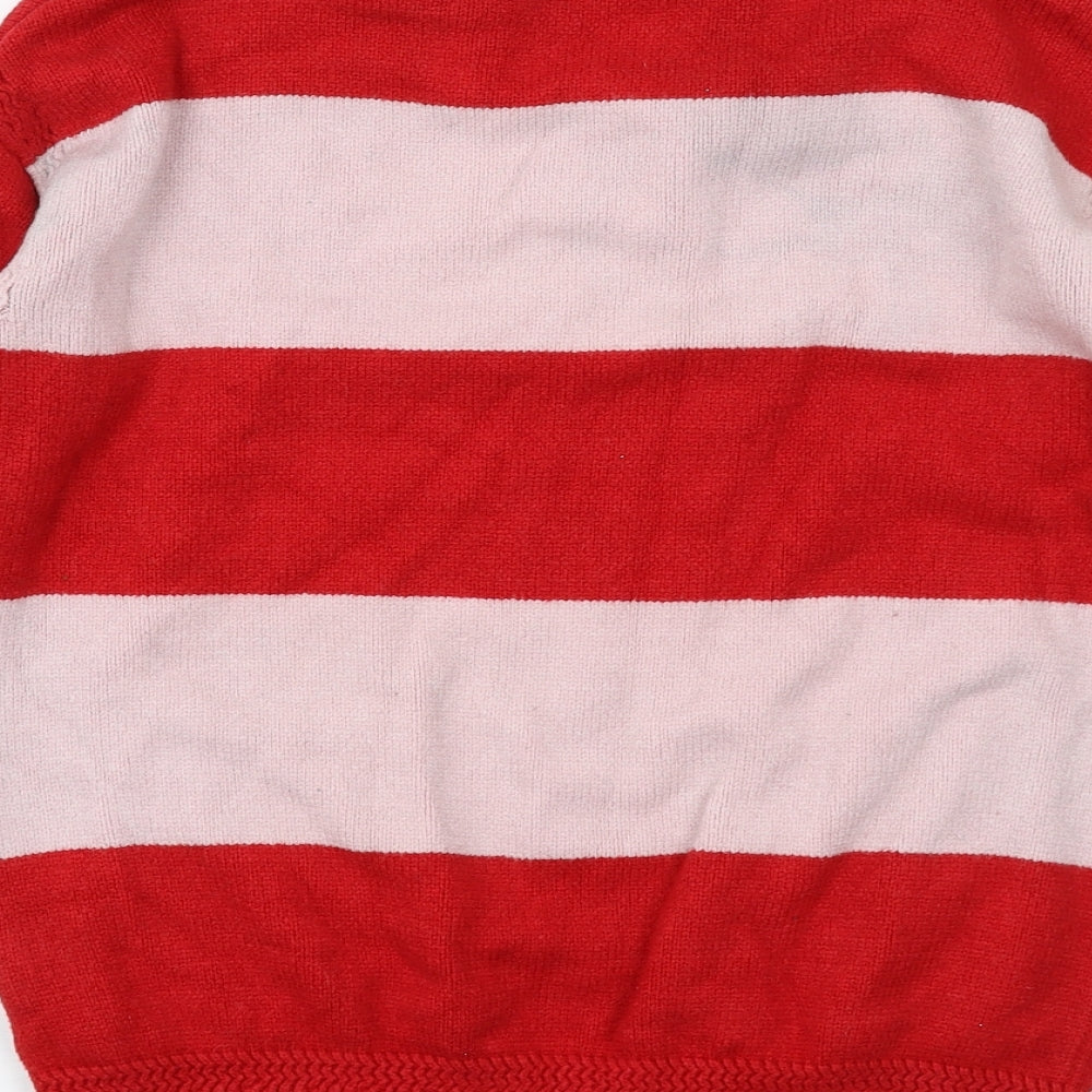 Womens UK Size S NEXT Red Pullover Jumper