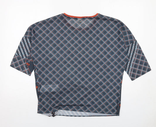 Womens UK Size M Taifun Grey Basic Blouse